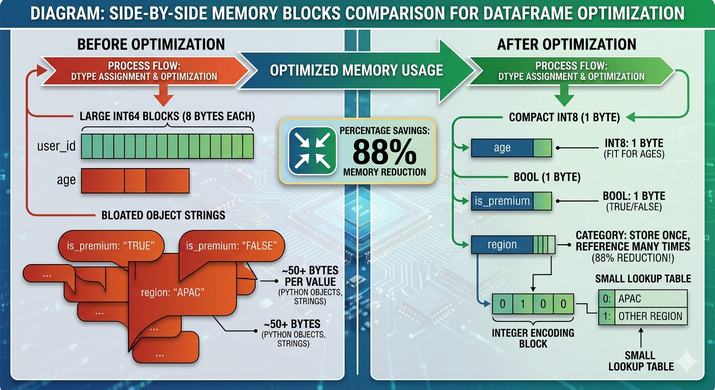 dtype Memory Optimization